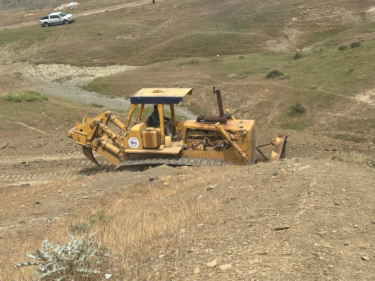 The road for the village